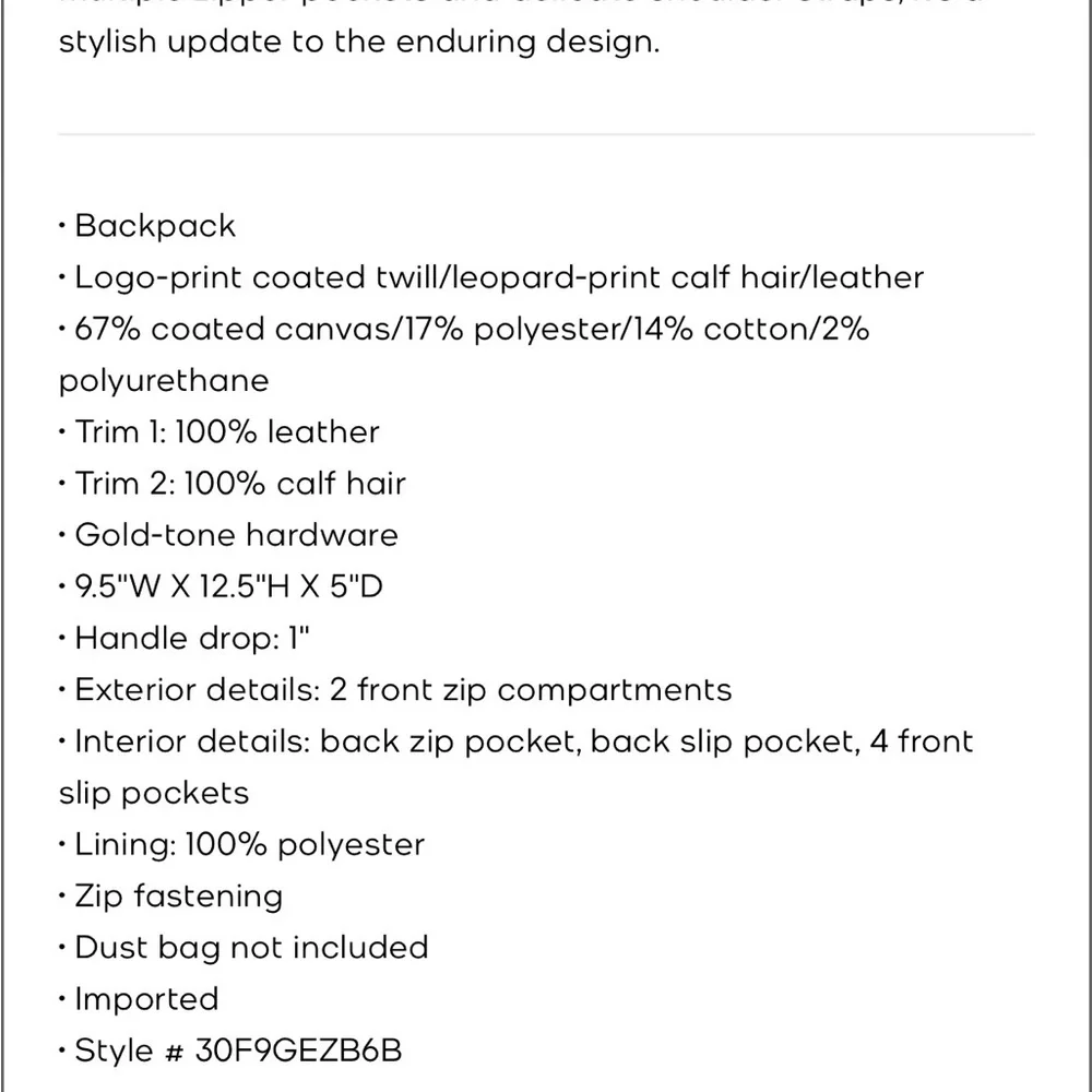 Michael Kors Rhea Backpack - Picture 3 of 8